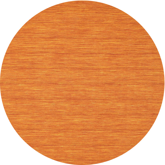 Square Machine Washable Contemporary Orange Red Rug, wshcon250