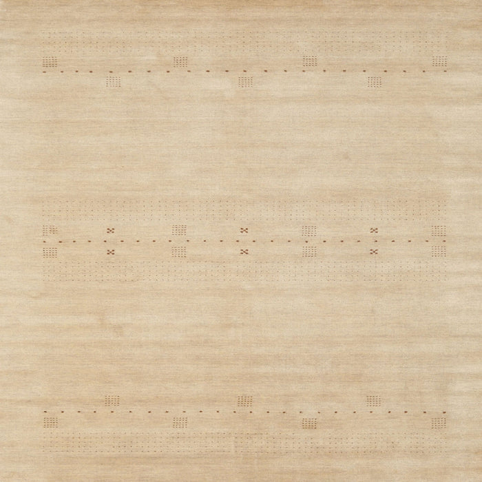 Square Contemporary Brown Solid Rug, con2510