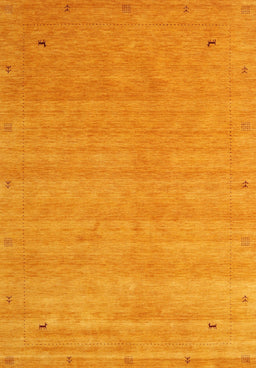 Contemporary Dark Orange Modern Rug, con2513