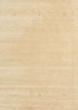 Contemporary Brown Gold Solid Rug, con2516