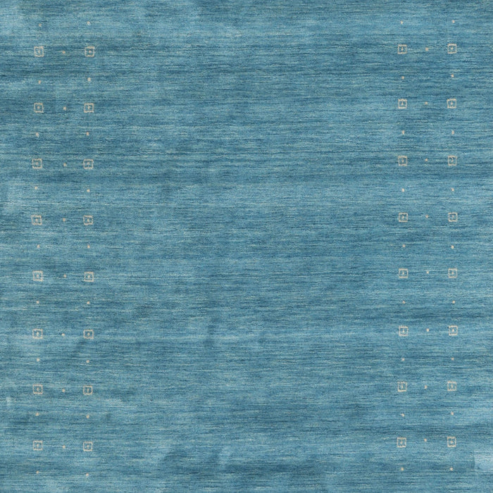 Machine Washable Contemporary Macaw Blue Green Rug, wshcon2517