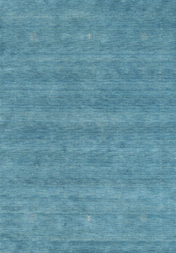 Machine Washable Contemporary Macaw Blue Green Rug, wshcon2519