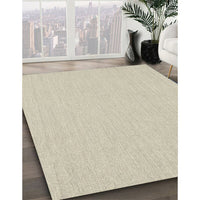 Contemporary Sage Green Solid Rug, con251