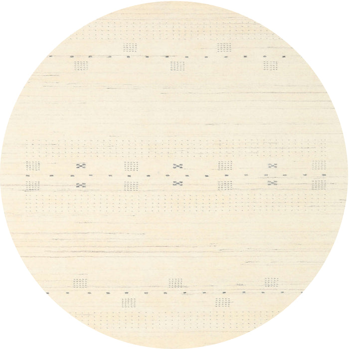 Square Machine Washable Contemporary Peach Beige Rug, wshcon2521