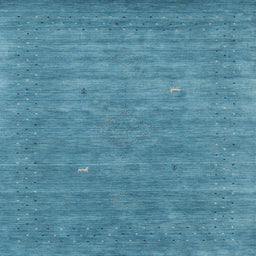 Sideview of Machine Washable Contemporary Blue Ivy Blue Rug, wshcon2522