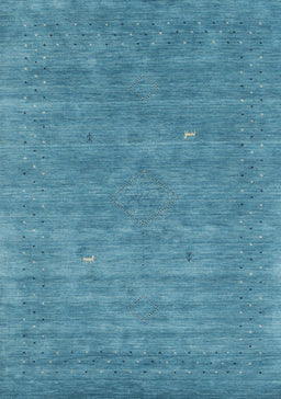 Contemporary Blue Ivy Blue Modern Rug, con2522