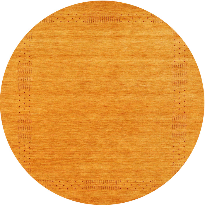 Square Machine Washable Contemporary Dark Orange Rug, wshcon2523