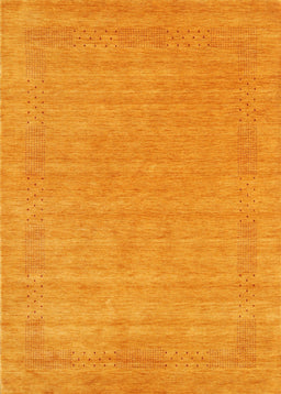 Contemporary Dark Orange Modern Rug, con2523