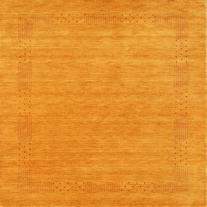 Sideview of Machine Washable Contemporary Dark Orange Rug, wshcon2523