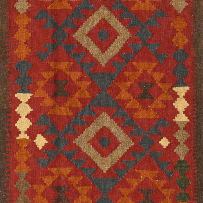 Contemporary Saddle Brown Oriental Rug, con2527