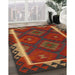 Machine Washable Contemporary Sienna Brown Rug in a Family Room, wshcon2529