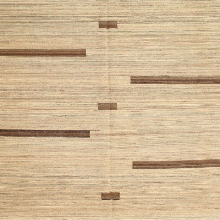Sideview of Machine Washable Contemporary Sand Brown Rug, wshcon2530