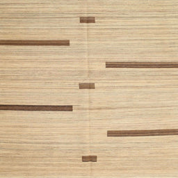 Square Contemporary Sand Brown Modern Rug, con2530