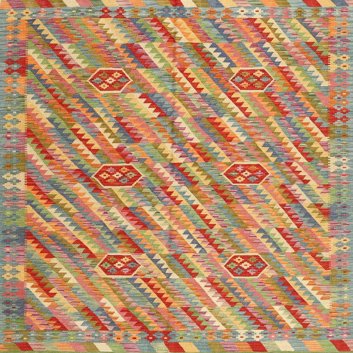 Sideview of Machine Washable Contemporary Metallic Gold Rug, wshcon2531