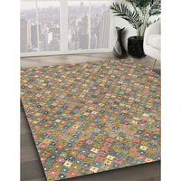 Contemporary Brown Southwestern Rug, con2532