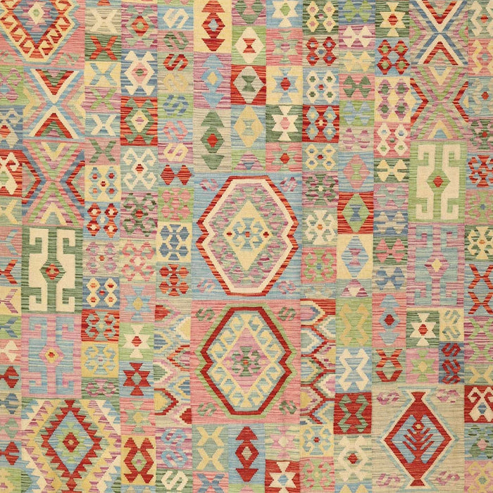 Contemporary Copper Red Pink Southwestern Rug, con2533