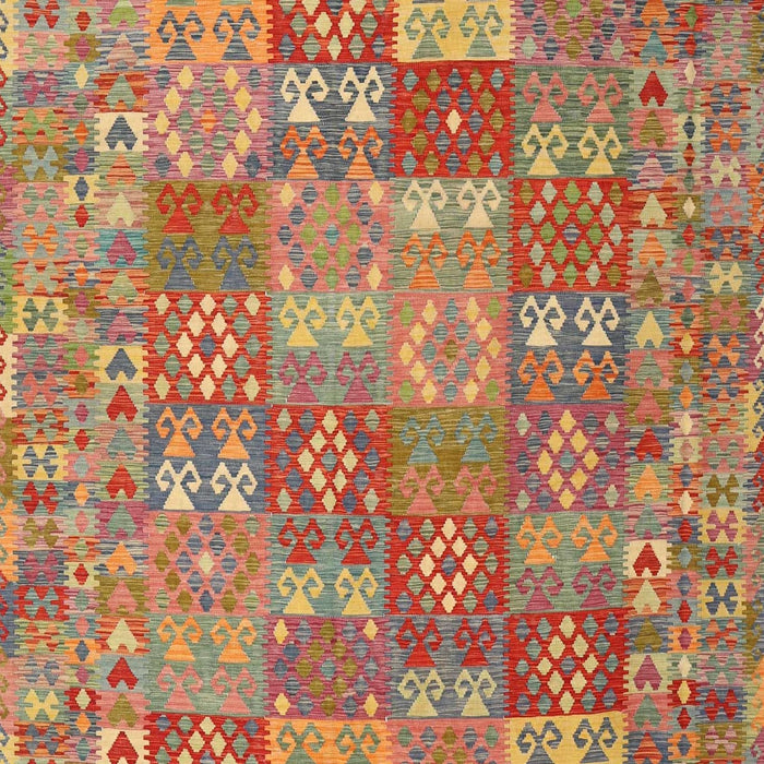 Machine Washable Contemporary Red Rug, wshcon2538