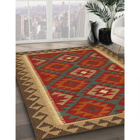 Contemporary Light Brown Oriental Rug, con2543