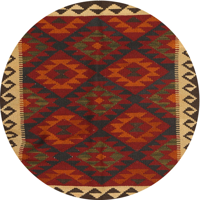 Square Machine Washable Contemporary Sienna Brown Rug, wshcon2544