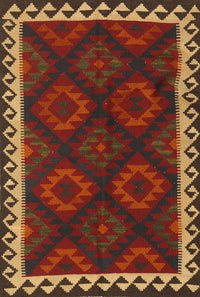 Machine Washable Contemporary Sienna Brown Rug, wshcon2544