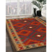 Machine Washable Contemporary Sienna Brown Rug in a Family Room, wshcon2545