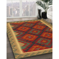 Contemporary Light Brown Oriental Rug, con2546