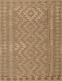 Machine Washable Contemporary Light Brown Rug, wshcon2547