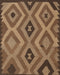 Machine Washable Contemporary Saddle Brown Rug, wshcon2548