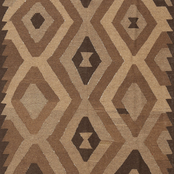 Machine Washable Contemporary Saddle Brown Rug, wshcon2548