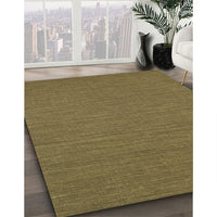 Contemporary Oak Brown Modern Rug, con254