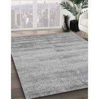 Contemporary Gray Modern Rug, con2552