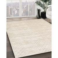 Contemporary Gold Solid Rug, con2554