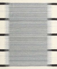 Machine Washable Contemporary Dark White Beige Rug, wshcon2556