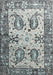 Machine Washable Contemporary Gray Rug, wshcon2557