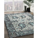 Machine Washable Contemporary Gray Rug in a Family Room, wshcon2557