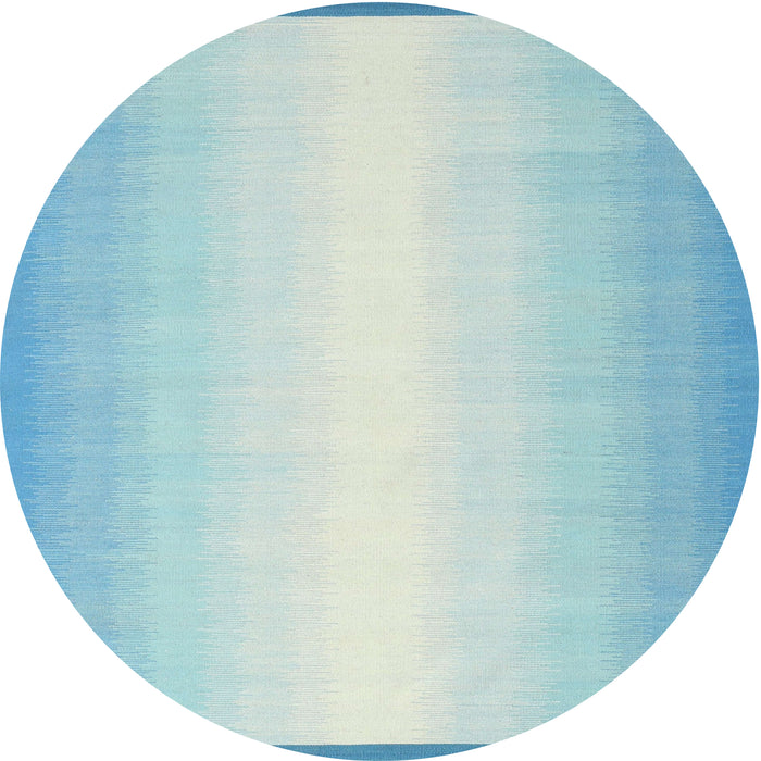 Sideview of Contemporary Mint Green Modern Rug, con2558