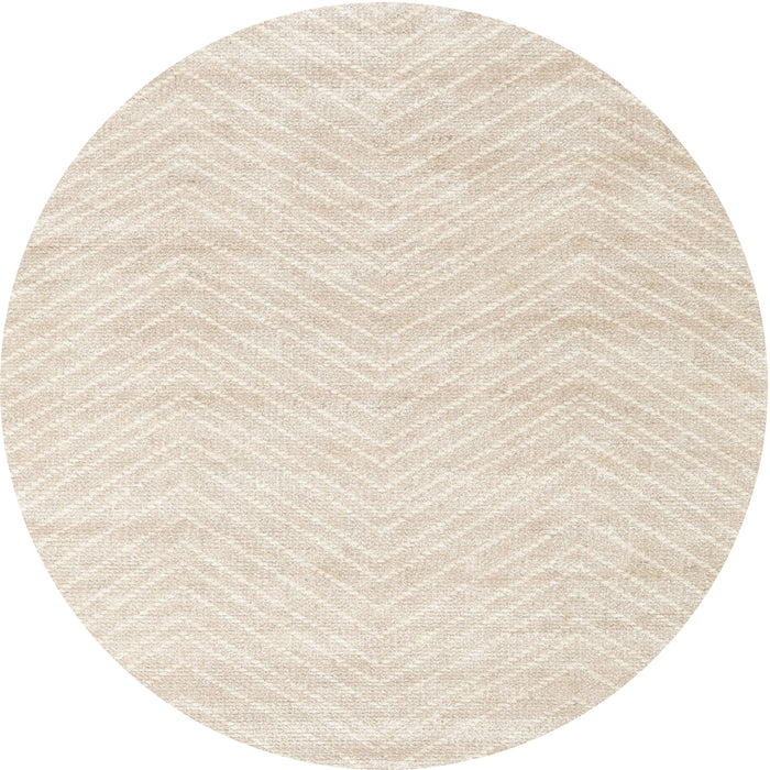 Sideview of Contemporary Gold Solid Rug, con2559