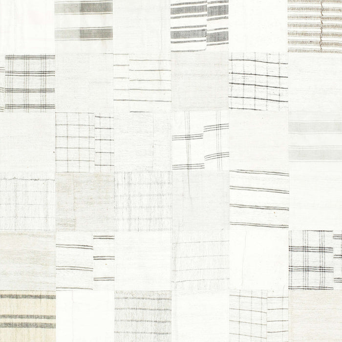 Machine Washable Contemporary FloralWhite Beige Rug, wshcon255