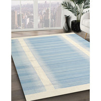 Contemporary Light Gray Modern Rug, con2563