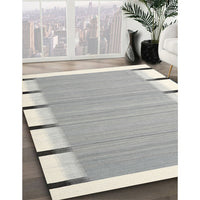 Contemporary Gray Modern Rug, con2564