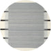 Sideview of Contemporary Gray Modern Rug, con2564