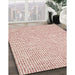 Machine Washable Contemporary PeachRug in a Family Room, wshcon2568