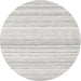 Sideview of Contemporary Cloud Gray Modern Rug, con2571