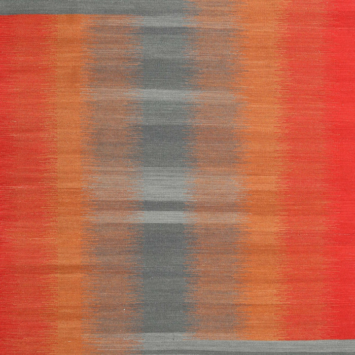 Contemporary Dark Almond Brown Modern Rug, con2572