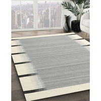 Contemporary Gunmetal Gray Modern Rug, con2574