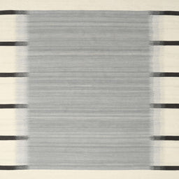 Square Contemporary Gunmetal Gray Modern Rug, con2574