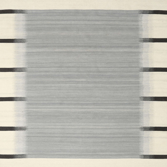 Sideview of Machine Washable Contemporary Gunmetal Gray Rug, wshcon2574