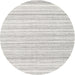 Square Machine Washable Contemporary Cloud Gray Rug, wshcon2578