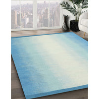 Contemporary Mint Green Modern Rug, con2579