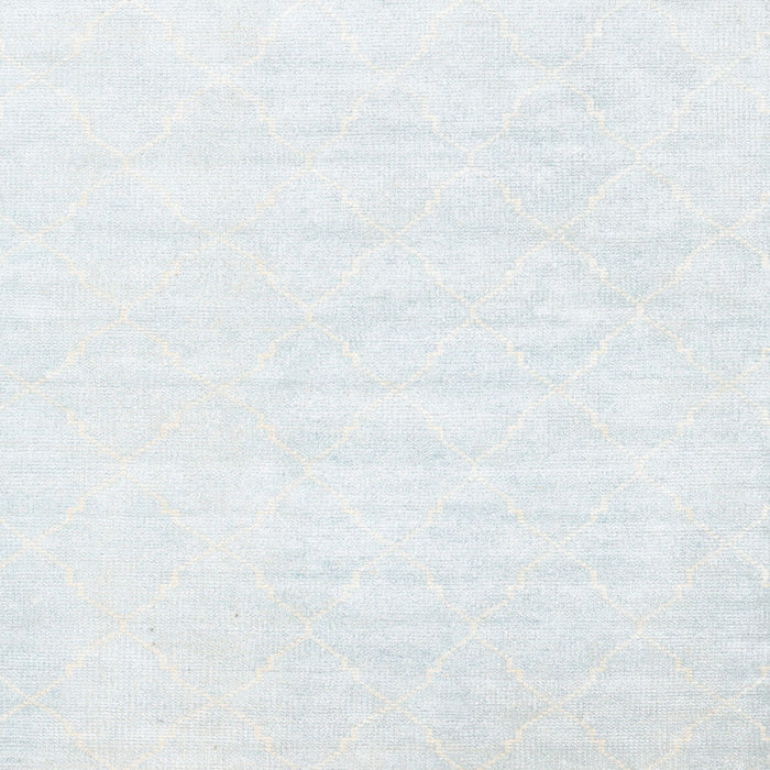 Sideview of Machine Washable Contemporary Water Blue Rug, wshcon2580